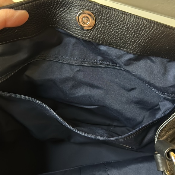 Cole Hann black soft pebbled leather tote bag - Picture 9 of 15